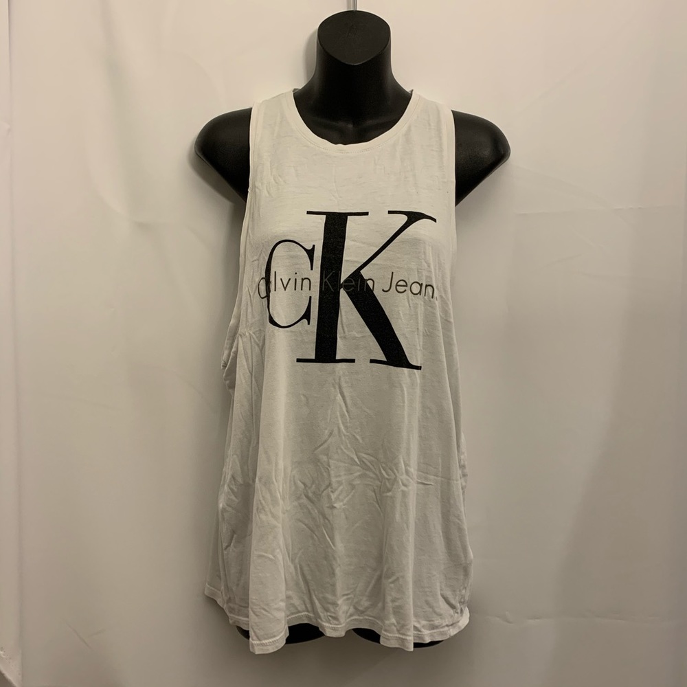 (3 for $39) Calvin Klein White Tank